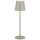 Leuchten Direkt 19250-40 - Lámpara de mesa LED con regulador de intensidad recargable para exteriores EURIA LED/3W/5V IP54 gris