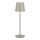 Leuchten Direkt 19250-40 - LED Lámpara de mesa recargable y regulable para exteriores EURIA LED/3W/5V 2600 mAh IP54 gris