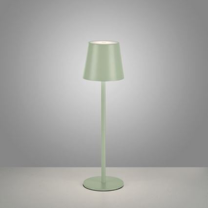 Leuchten Direkt 19250-43 - LED Lámpara de mesa recargable y regulable para exteriores EURIA LED/3W/5V IP54 verde