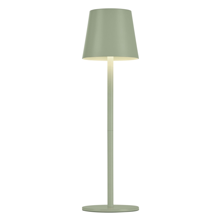 Leuchten Direkt 19250-43 - LED Lámpara de mesa recargable y regulable para exteriores EURIA LED/3W/5V IP54 verde