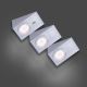 Leuchten Direkt 84111-55-3 - SET 3x LED Iluminación para muebles con sensor THEO LED/3,6W/230V