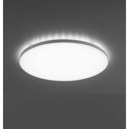 Leuchten Direkt 15602-16 - Plafón LED RGBW regulable GUSTAV LED/20,3W/230V + LED/1,8W 2700-5000K + mando a distancia