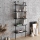 Librería de pared PAULA 174x60 cm negro