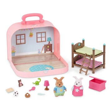 Li'l Woodzeez - Conjunto en estuche para habitación infantil