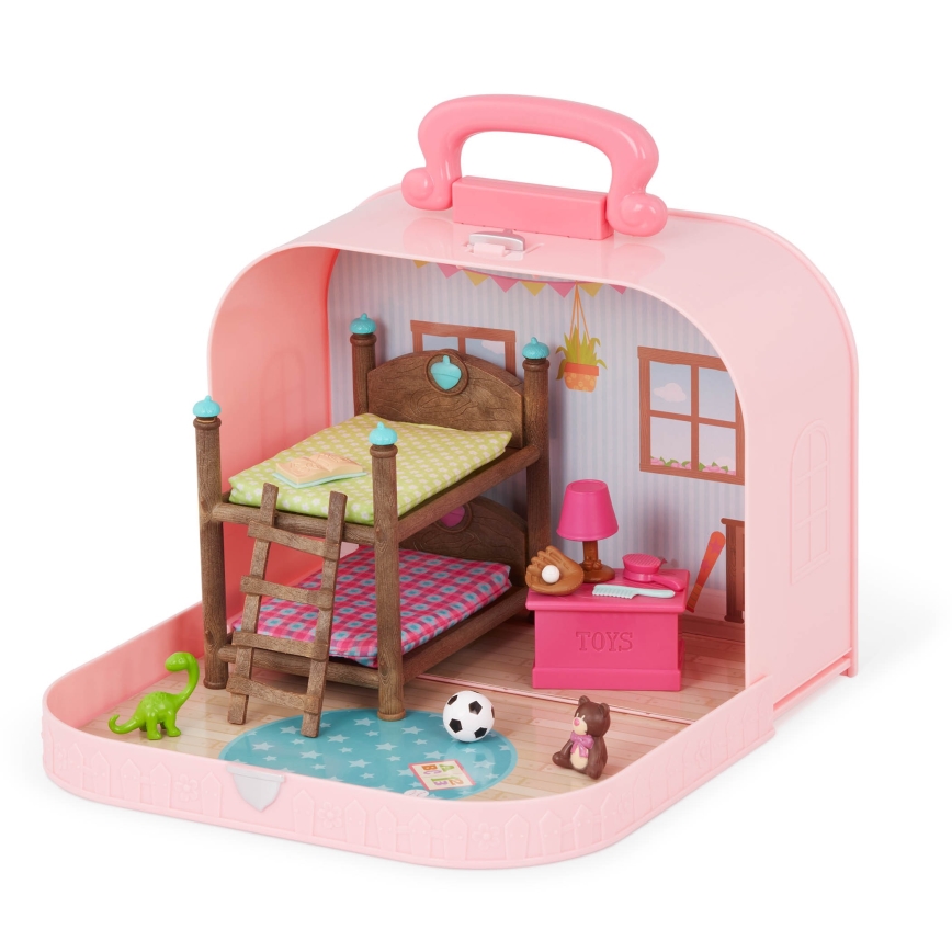 Li'l Woodzeez - Conjunto en estuche para habitación infantil