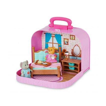 Li'l Woodzeez - Set de juegos maleta dormitorio