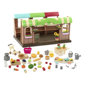 Li'l Woodzeez - Set de juguetes de mercado de agricultores