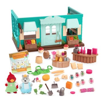 Li'l Woodzeez - Set de juguetes de tienda de comestibles
