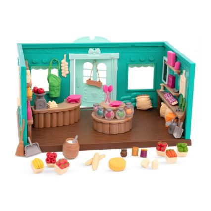 Li'l Woodzeez - Set de juguetes de tienda de comestibles
