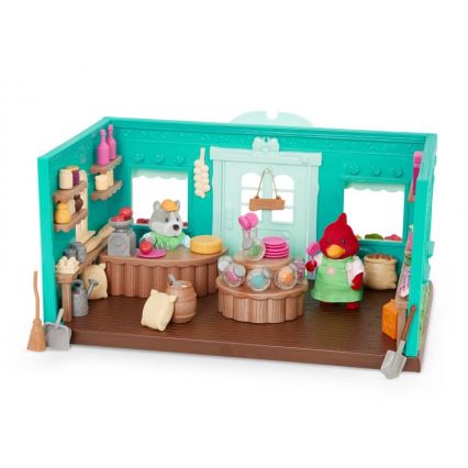 Li'l Woodzeez - Set de juguetes de tienda de comestibles
