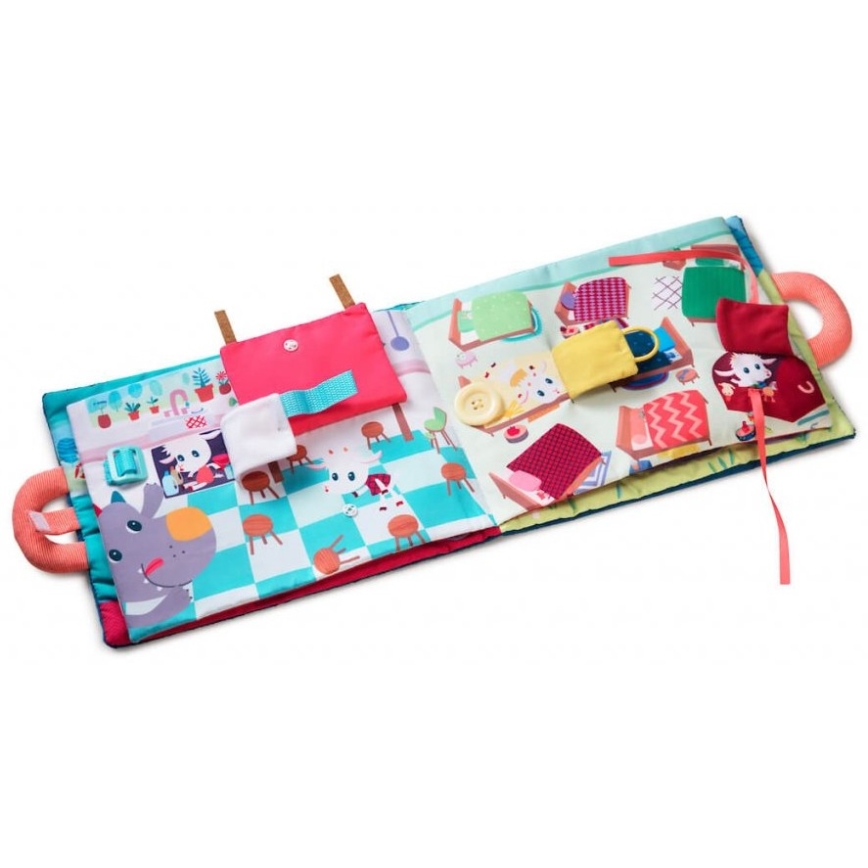 Lilliputiens - Libro textil infantil Cabras traviesas