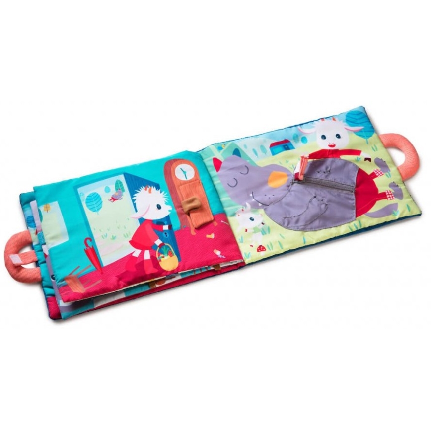 Lilliputiens - Libro textil infantil Cabras traviesas