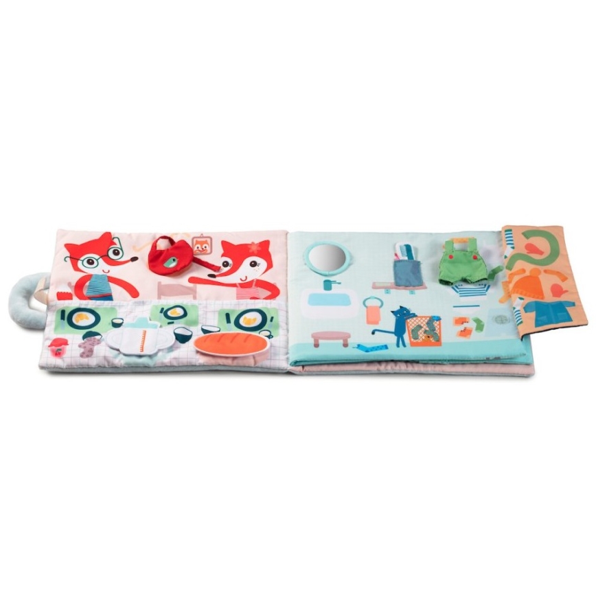 Lilliputiens - Libro textil Zorra buenos días Alice