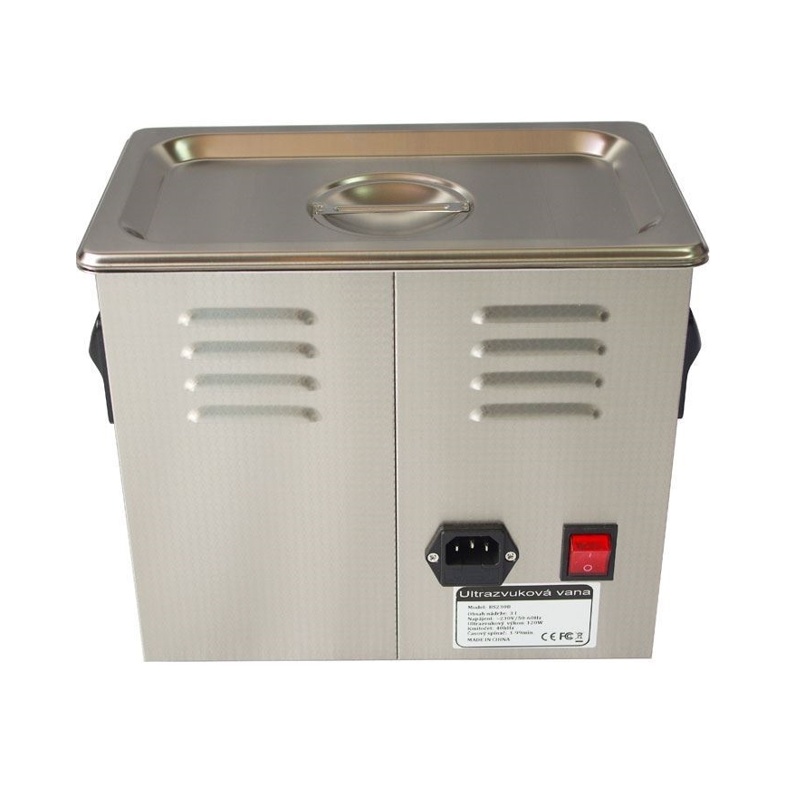 Limpiador ultrasónico digital 120W/230V 3 l