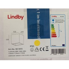 Lindby - Aplique JAYEDN 1xG9/40W/230V yeso