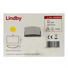 Lindby - Aplique KARLA 2xE27/40W/230V