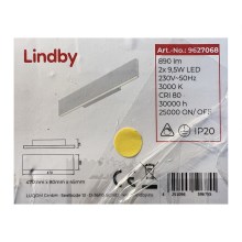 Lindby - Aplique LED IGNAZIA 2xLED/9,5W/230V