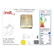 Lindby - Aplique LED QUENTIN LED/5W/230V