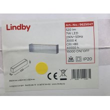 Lindby - Aplique LED RANIK LED/7W/230V