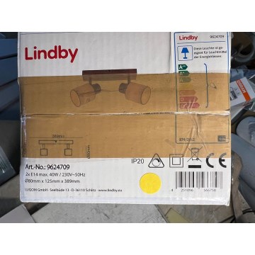 Lindby - Foco WANESSA 2xE14/10W/230V