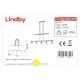 Lindby - Lámpara colgante DELIRA 5xE14/40W/230V cromo mate
