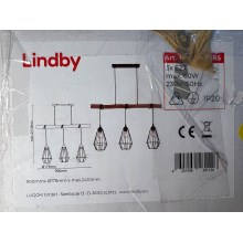 Lindby - Lámpara de araña con cable ELDARION 3xE27/60W/230V