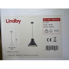 Lindby - Lámpara de araña con cable PERCIVAL 1xE27/60W/230V