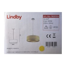 Lindby - Lámpara de araña en cadena SEBATIN 3xE27/60W/230V
