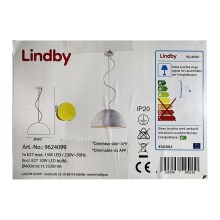 Lindby - Lámpara de araña LED RGB regulable en una cadena CAROLLE LED/10W/230V Wi-Fi Tuya