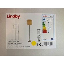 Lindby - Lámpara de pie PARSA 1xE27/60W/230V