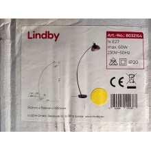 Lindby - Lámpara de pie PHILEAS 1xE27/60W/230V