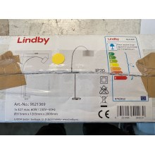 Lindby - Lámpara de pie RAILYN 1xE27/60W/230V