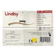 Lindby - Lámpara de techo LED regulable LARISA LED/28W/230V