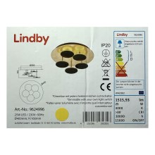 Lindby - Plafón LED regulable CASNI 5xLED/5W/230V