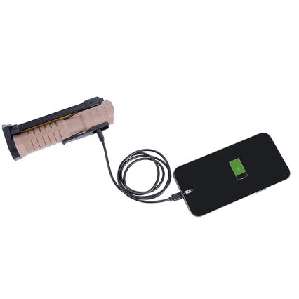 Linterna de trabajo LED recargable y regulable con función de power bank LED/4W/5V IPX4 600 lm 2000mAh