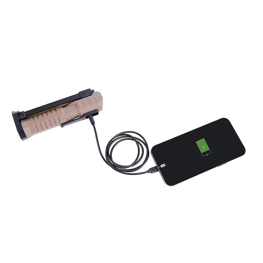Linterna de trabajo LED recargable y regulable con función de power bank LED/4W/5V IPX4 600 lm 2000mAh