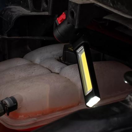 Linterna de trabajo LED recargable LED/5W/5V IPX2 360 brillante 2000 mAh