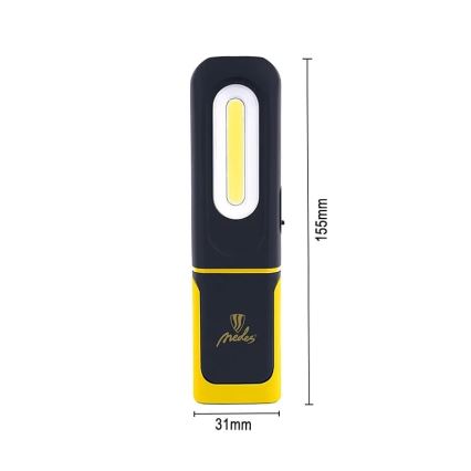 Linterna de trabajo LED recargable y regulable LED/8W/5V IP44 420 lm 1200 mAh