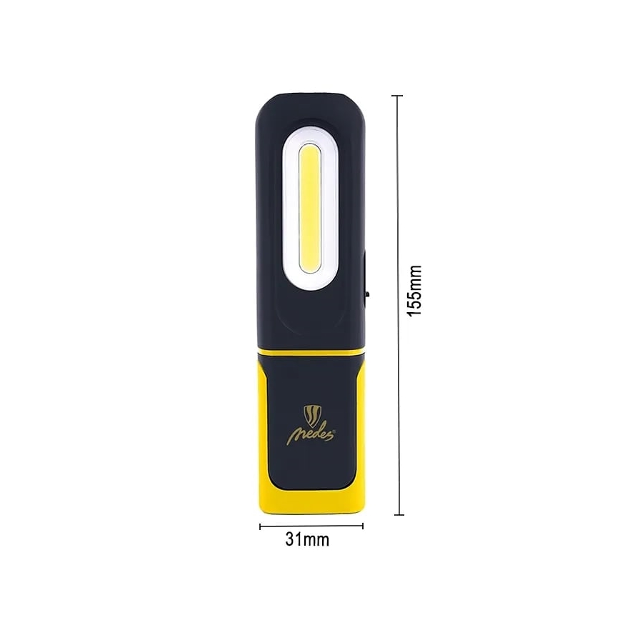 Linterna de trabajo LED recargable y regulable LED/8W/5V IP44 420 lm 1200 mAh