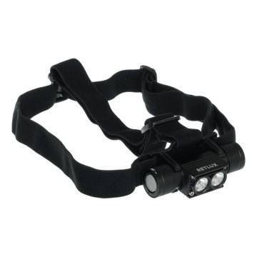 Linterna frontal de aluminio recargable con LED LED/2600 mAh IP66