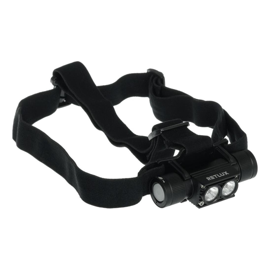 Linterna frontal de aluminio recargable con LED LED/2600 mAh IP66