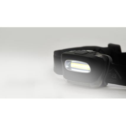 Linterna frontal LED LED/3xAAA negro