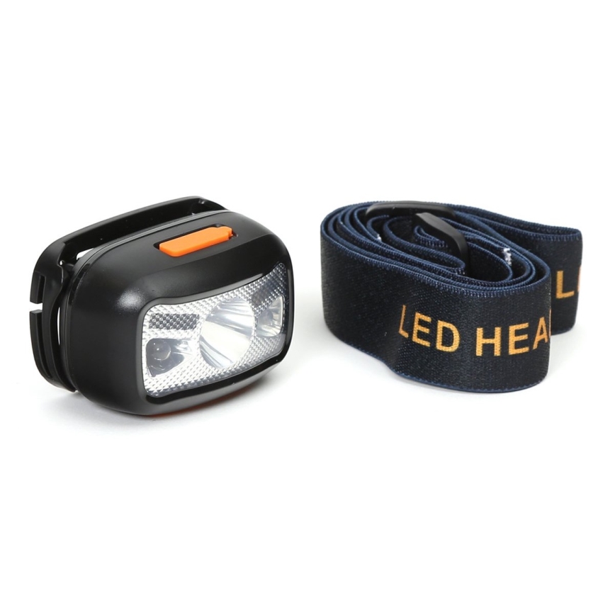 Linterna frontal LED recargable con LED rojo LED/3W/5V