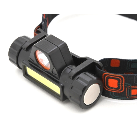 Frontal Led Recargable, Linterna Cabeza Alta Potencia Headlamp Impermeable  con Luz Roja, Sensor Movimiento, Batería 1200mAh [