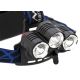 Linterna frontal LED recargable LED/16W/7,4V IP44 negro/azul