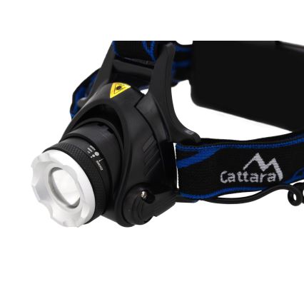 Linterna frontal LED recargable LED/6W/7,4V IP44 negro/azul