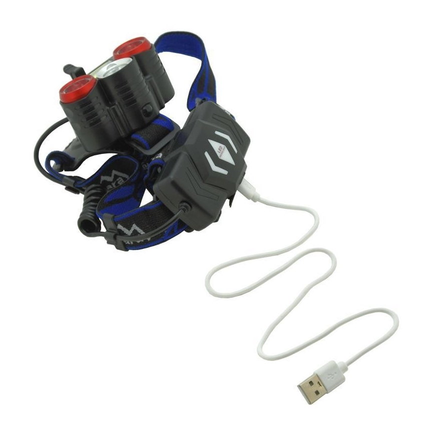 Linterna frontal LED recargable LED/USB 670lm