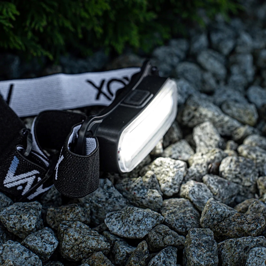 Linterna frontal LED recargable regulable LED/5V IPX4 300 brillante 1200 mAh