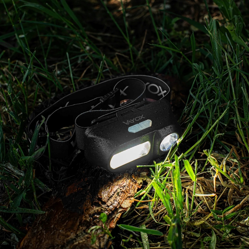 Linterna frontal LED recargable y regulable 2xLED/5V IPX4 250 brillante 2000 mAh