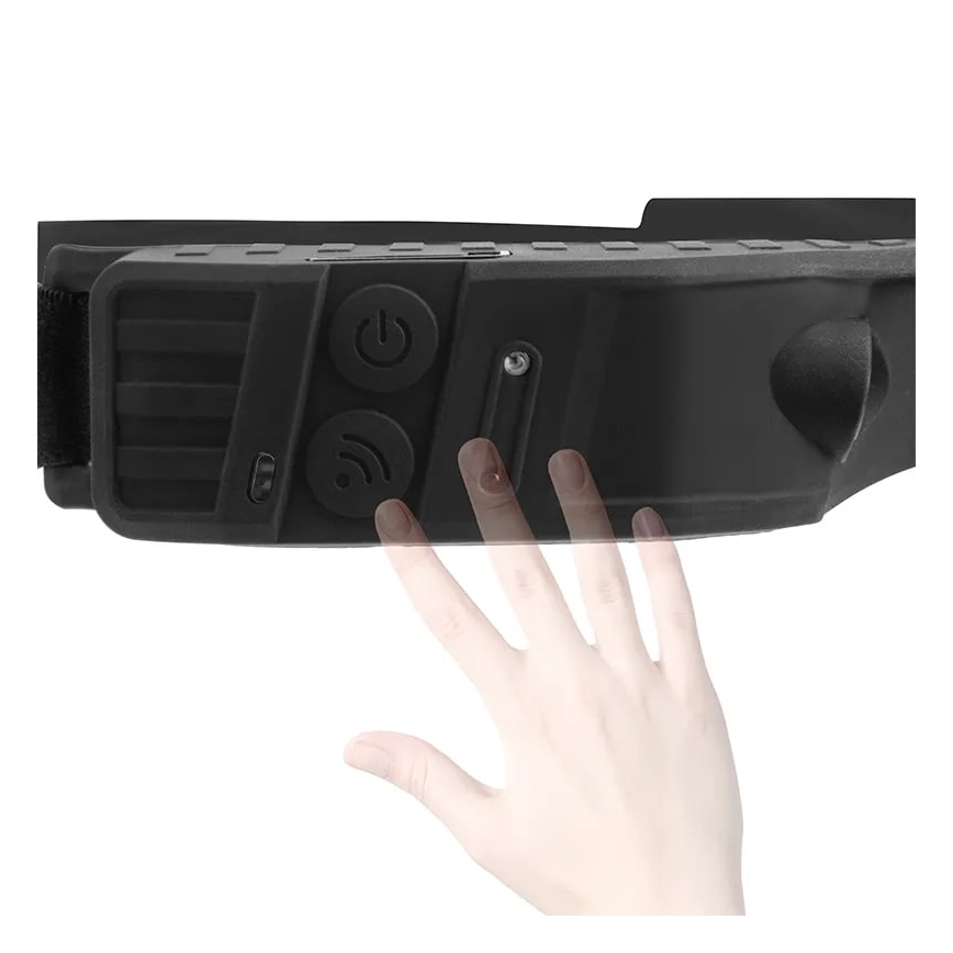 Linterna frontal LED recargable y regulable con sensor LED/8W/5V IP44 570 lm 2000 mAh